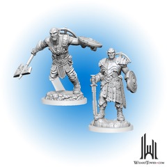 D&D Nolzur's Marvelous Miniatures: Earth Genasi Fighter Wave 20